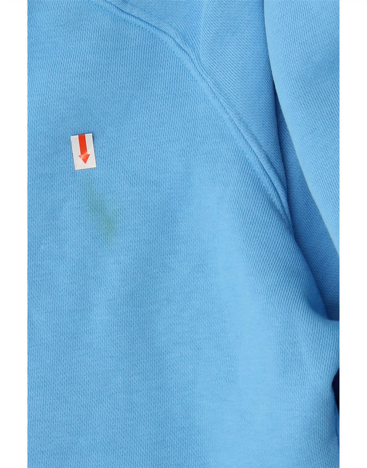 ADIDAS Pull à capuche pour homme XL Bleu Coton