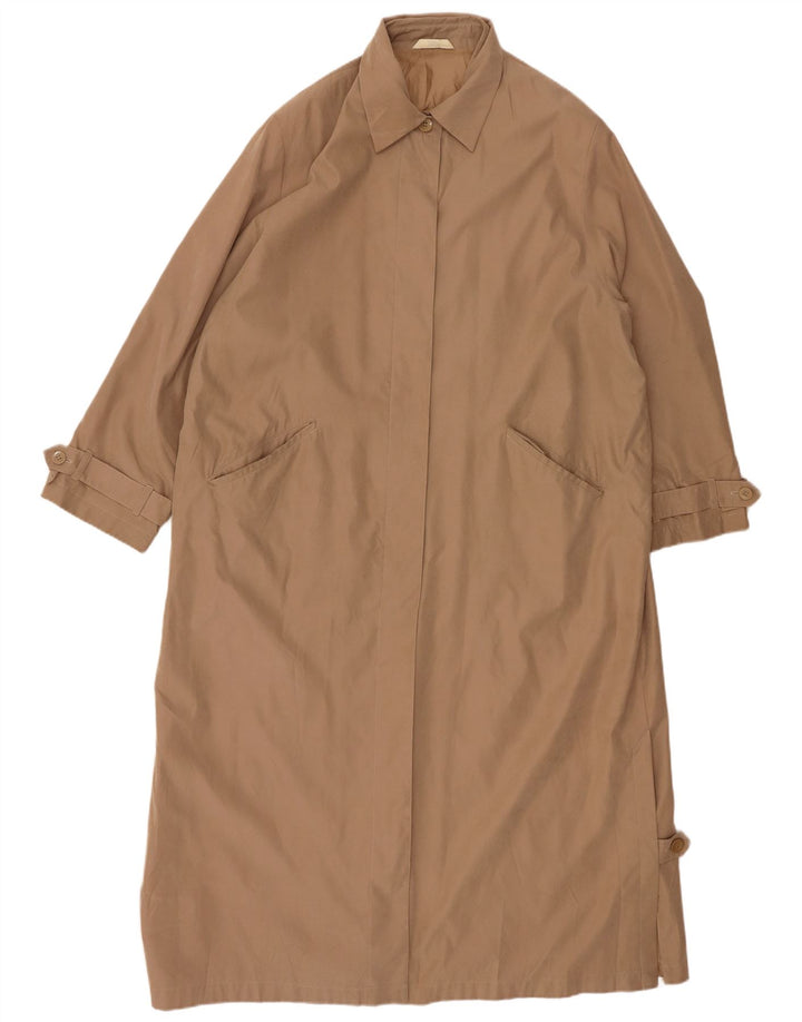 Marks & Spencer Manteau long pour femme UK 20 2XL Beige Polyester
