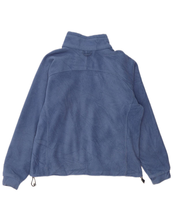 Columbia Veste polaire surdimensionnée pour femme UK 18 XL Bleu Polyester