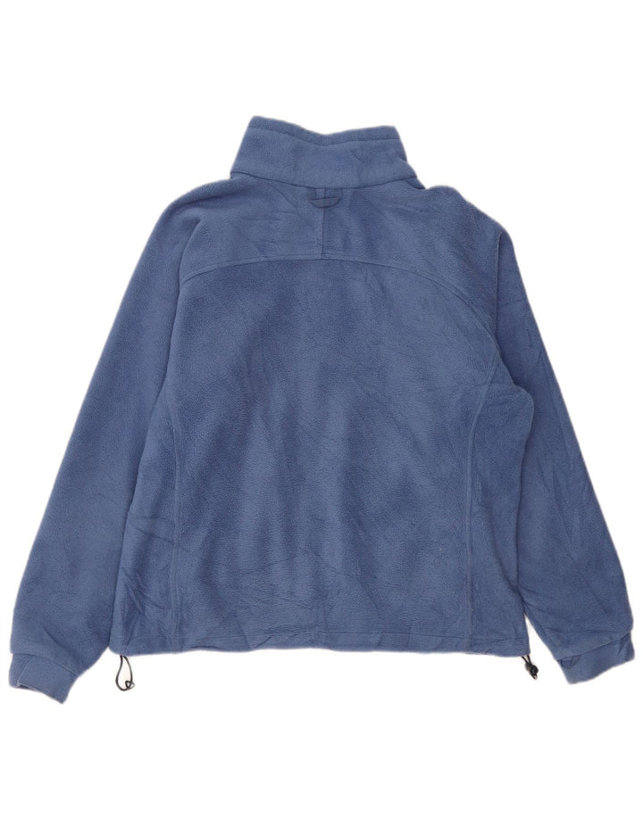 Columbia Veste polaire surdimensionnée pour femme UK 18 XL Bleu Polyester