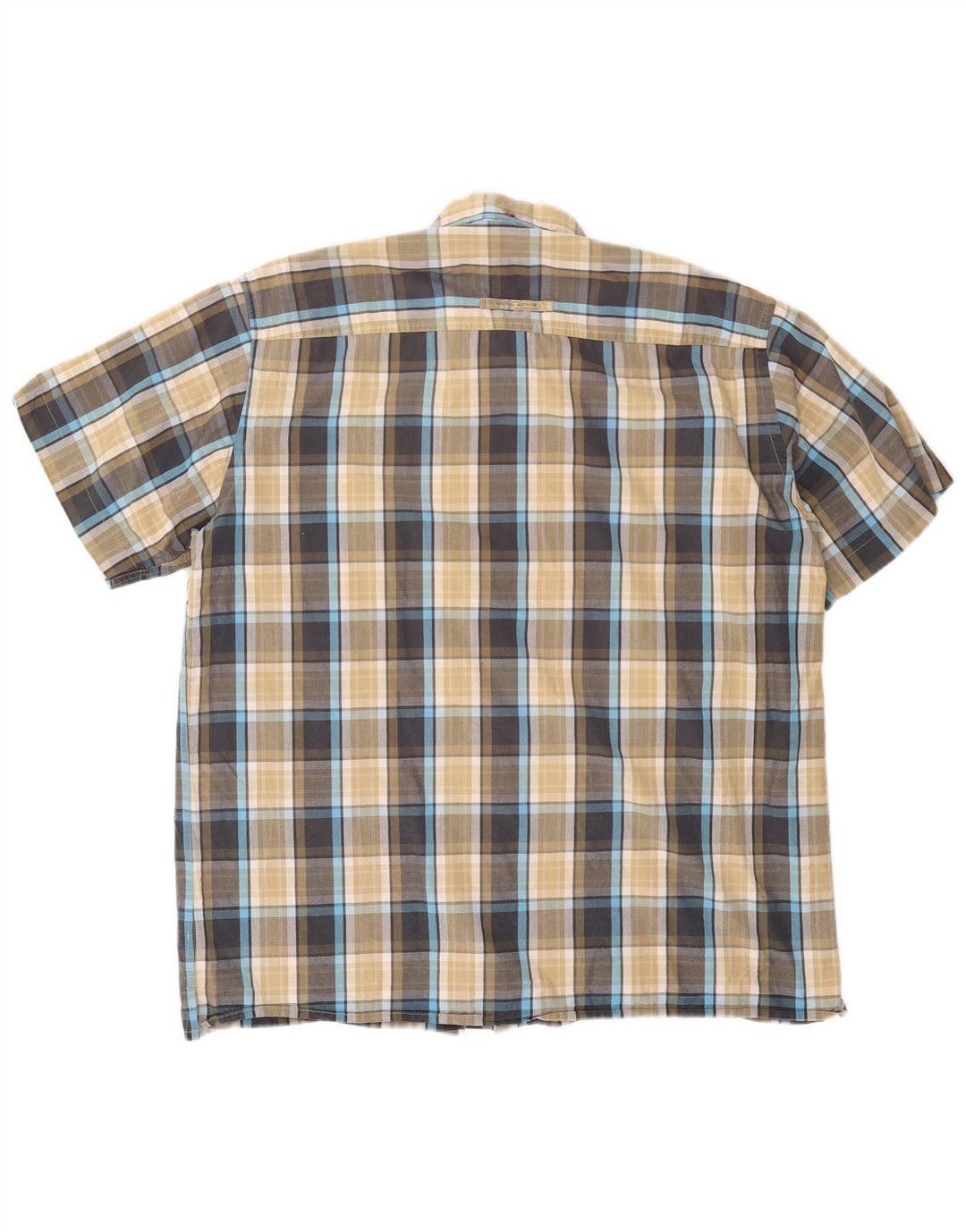 CAMEL ACTIVE Chemise à Manches Courtes Homme Grand Carreau Multicolore Coton