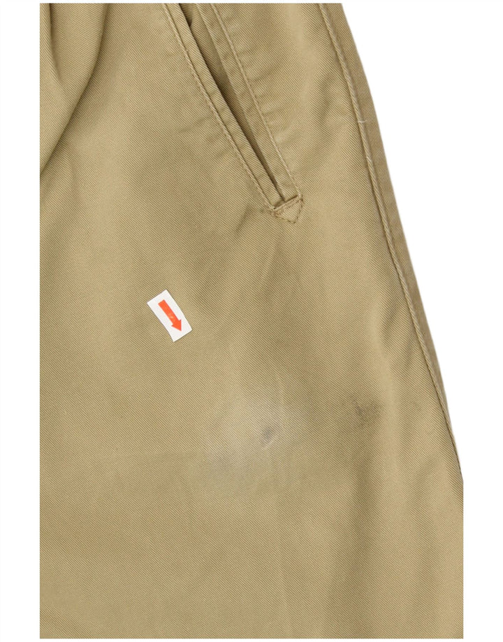 VINTAGE Mens Chino Shorts W30 Medium Khaki Cotton