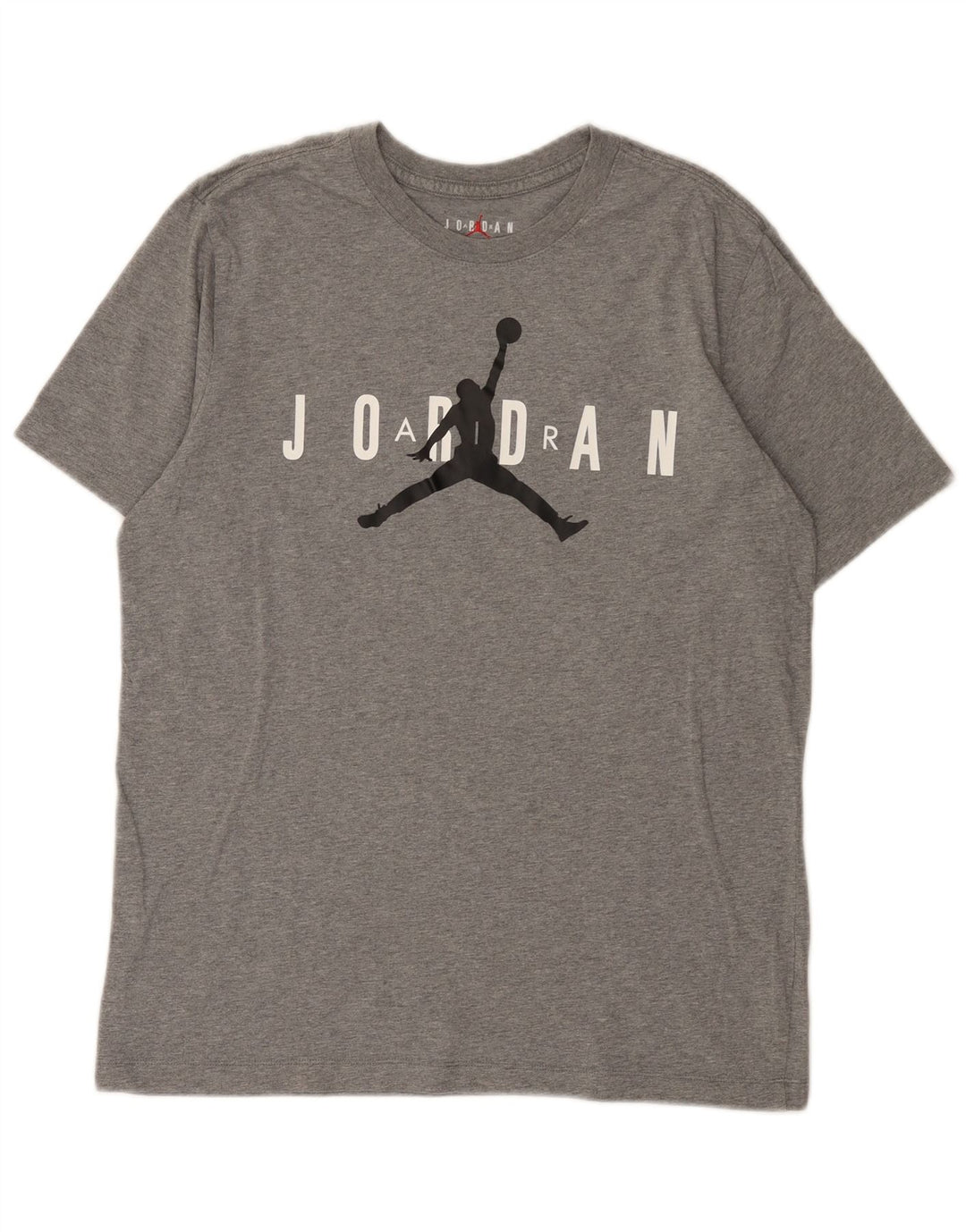 Jordan T-shirt graphique pour homme en coton moucheté gris moyen