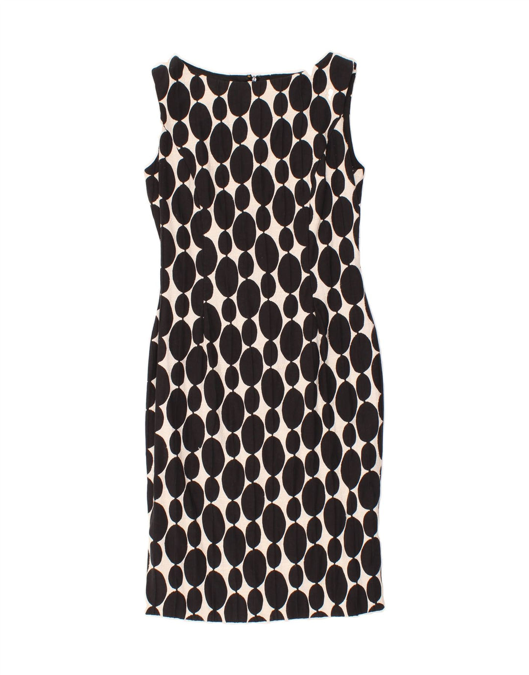 PHASE EIGHT Womens Abstract Pattern Sheath Dress UK 10 Small Black Vintage Phase Eight and Second-Hand Phase Eight from Messina Hembry 