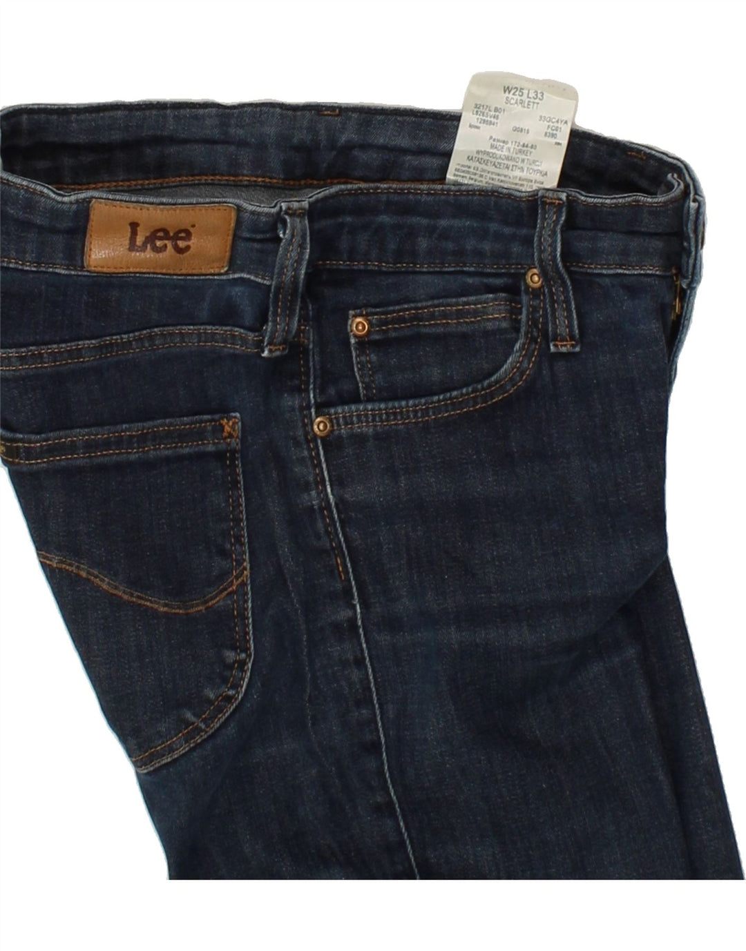 LEE Womens Scarlett Slim Jeans W25 L26 Blue Cotton Vintage Lee and Second-Hand Lee from Messina Hembry 