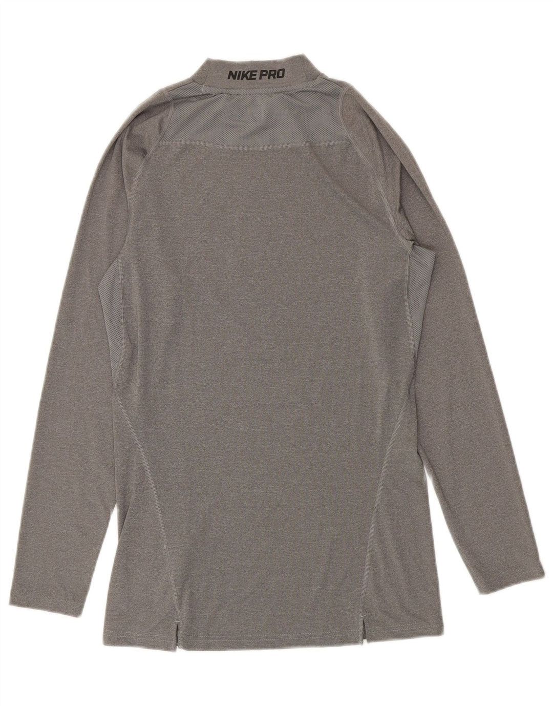 Nike Haut graphique à manches longues pour hommes, grand gris, polyester