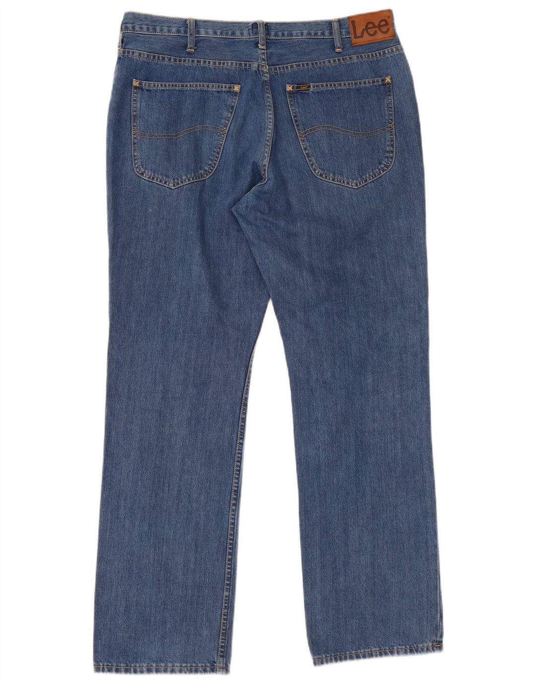 Lee Jean Droit Brooklyn Homme W38 L32 Bleu Coton