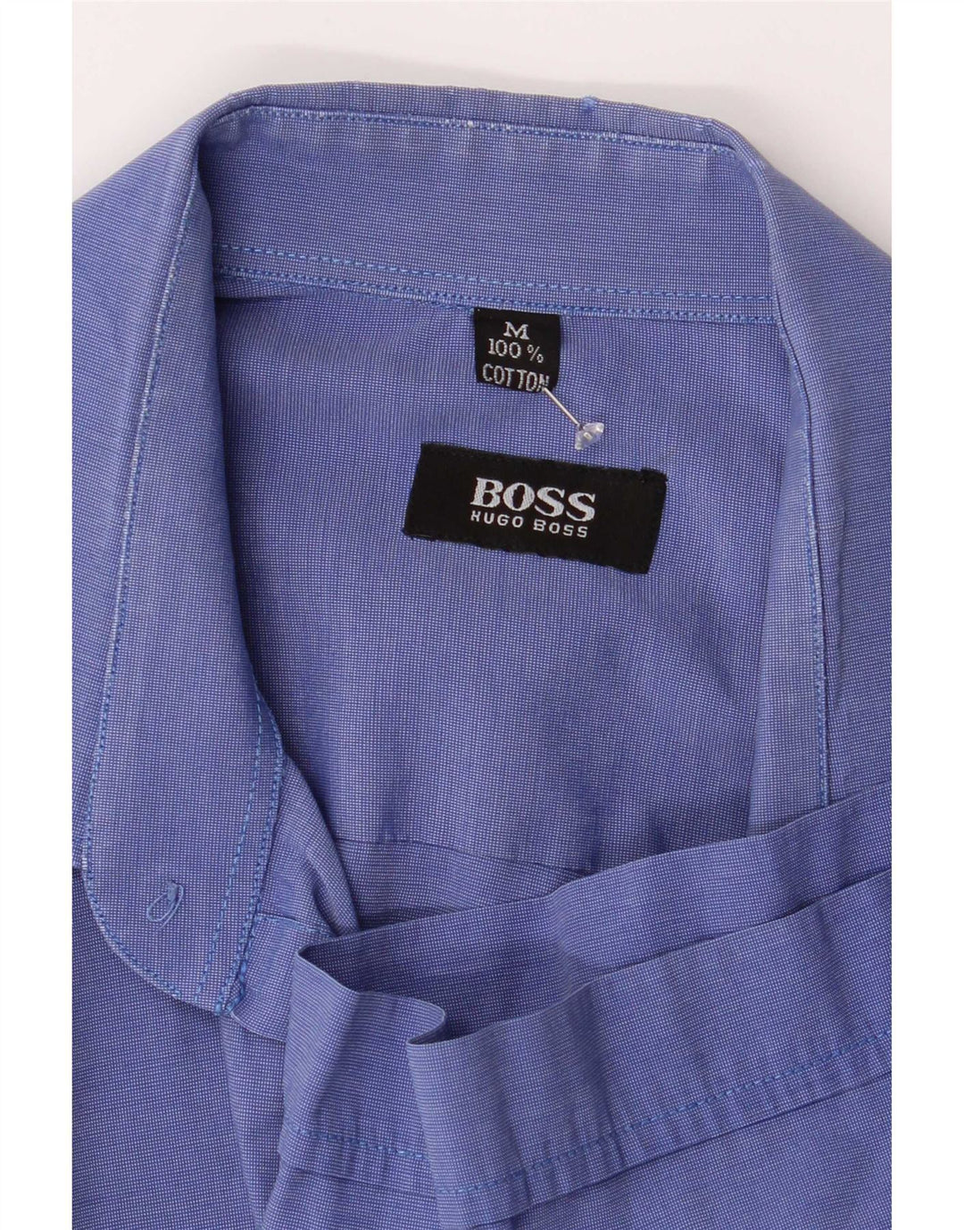 Hugo Boss Chemise à manches courtes Regular Fit Coton bleu moyen
