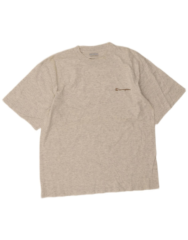 Champion T-Shirt Homme Haut Large Gris Moucheté