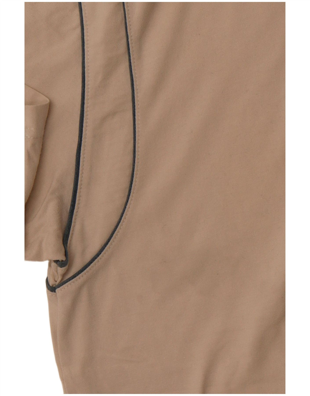 DIADORA Polo Homme Large Beige Colourblock Coton