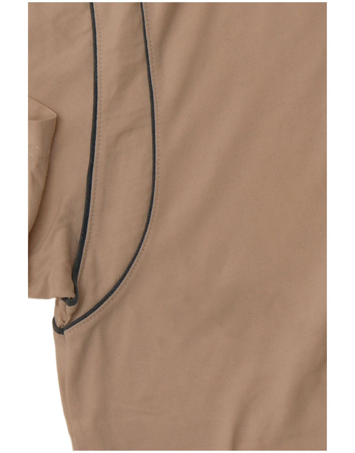 DIADORA Polo Homme Large Beige Colourblock Coton