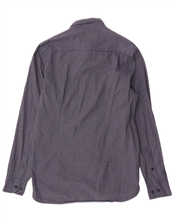 Tommy Hilfiger Chemise Slim Fit Homme Bleu Marine Moyen à Carreaux