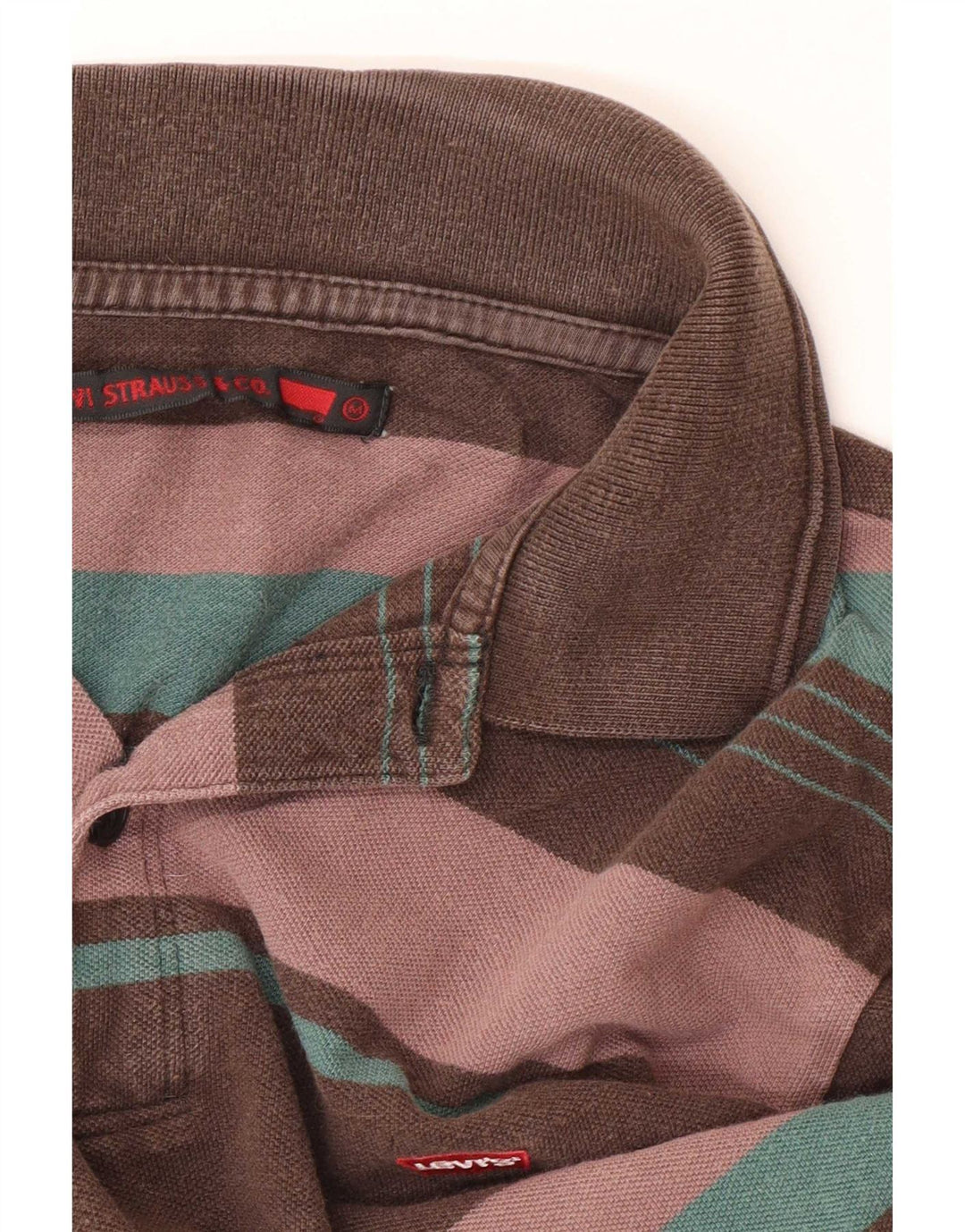 Levi's Polo à Manches Longues Homme Medium Multicolore Rayé