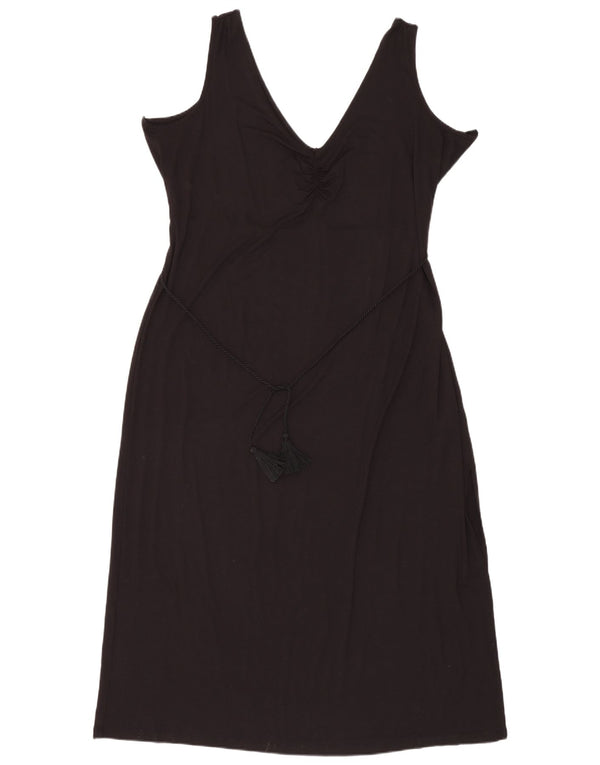 Marks & Spencer Robe fourreau sans manches pour femme UK 24 4XL Viscose noire