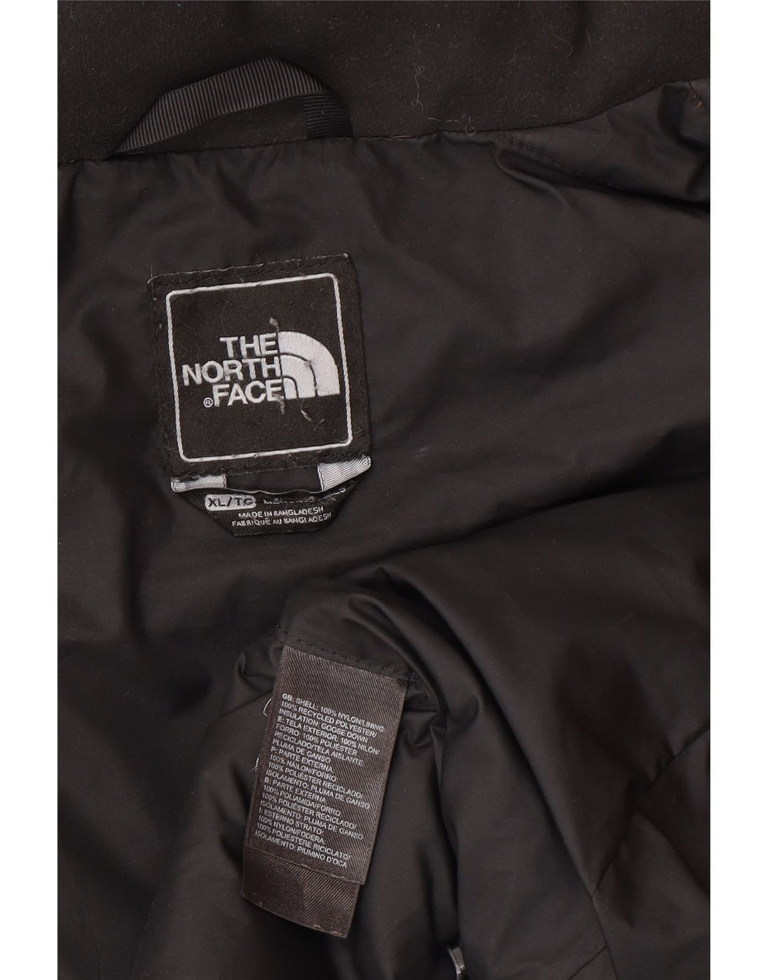 THE NORTH FACE Veste matelassée 550 pour hommes UK 42 XL Kaki Nylon