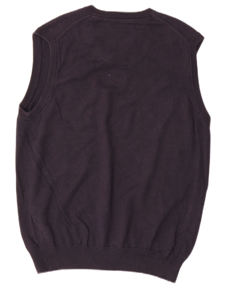 Marks & Spencer Débardeur Blue Harbor Vest Homme Bleu Marine Moyen Coton
