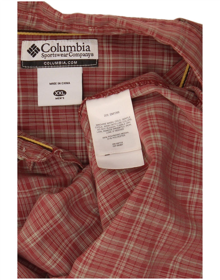 Columbia Chemise à Carreaux Homme 2XL Rouge Check Modal