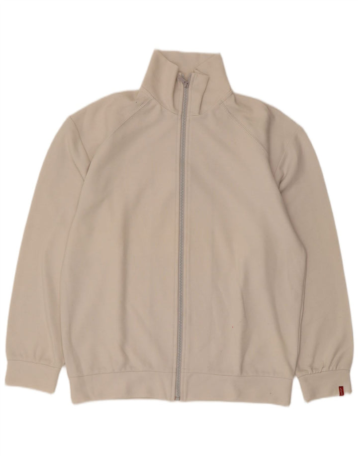 Levi's Veste de Survêtement Homme Blanc cassé Moyen Coton
