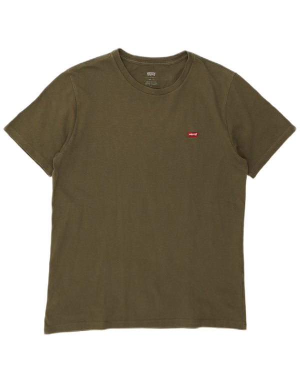 Levi's Tee-Shirt Graphique Homme Kaki Moyen