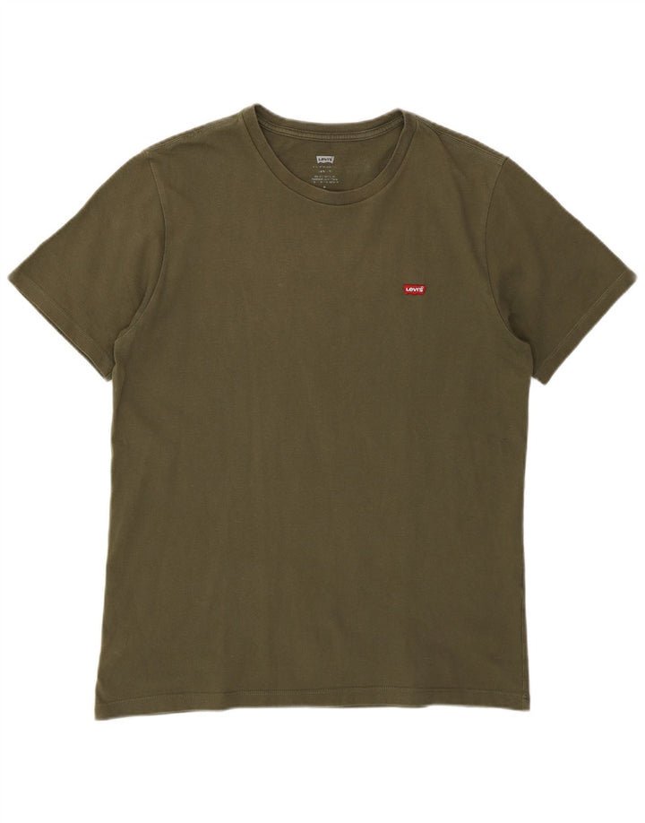 Levi's Tee-Shirt Graphique Homme Kaki Moyen