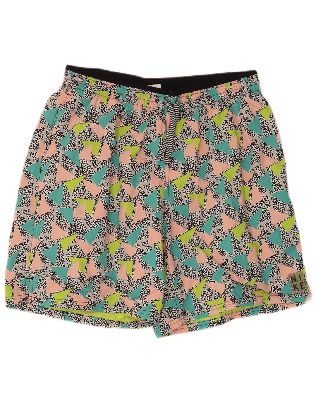 Nike Short de bain pour homme en polyamide géométrique multicolore
