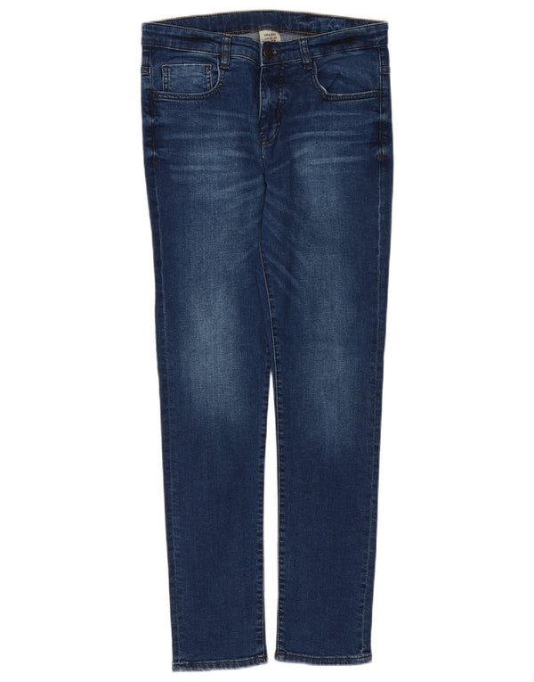 Zara Garçon Slim Jeans 13-14 ans W28 L29 Bleu Coton