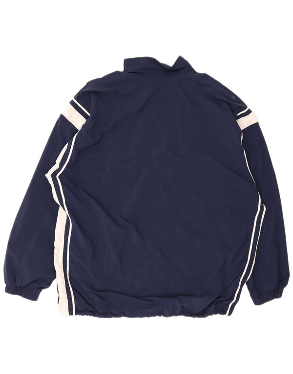 Diadora Veste de survêtement pour homme 2XL Bleu marine Colorblock Nylon