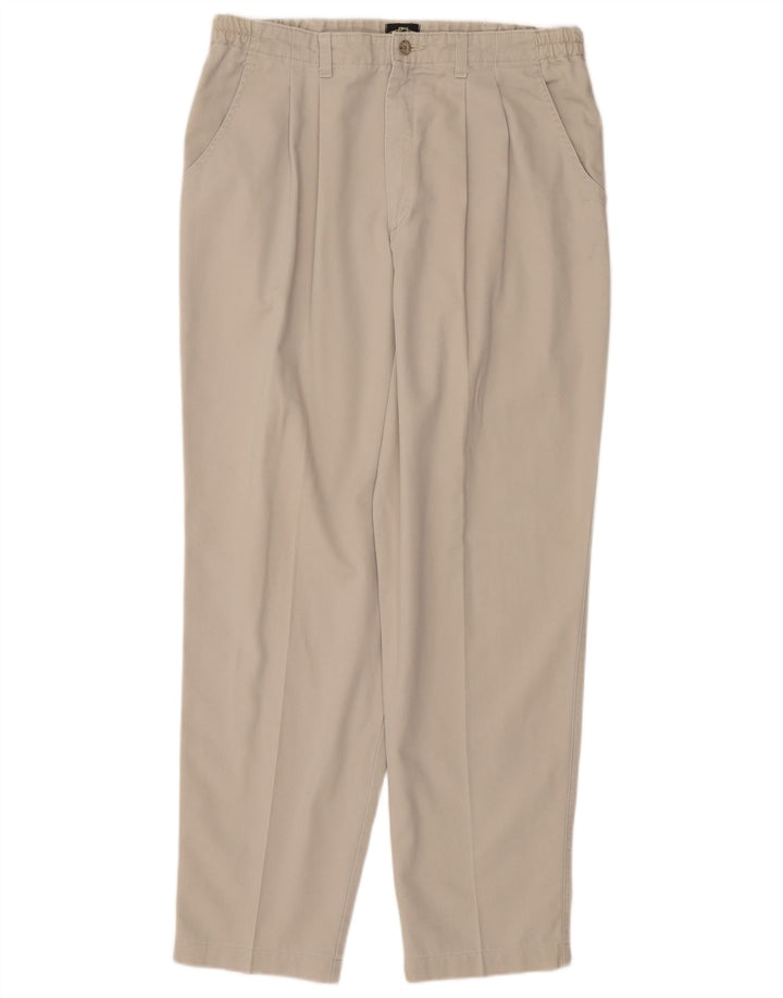 LEE Pantalon chino taille haute pour femme US 16 2XL W40 L29 Coton beige