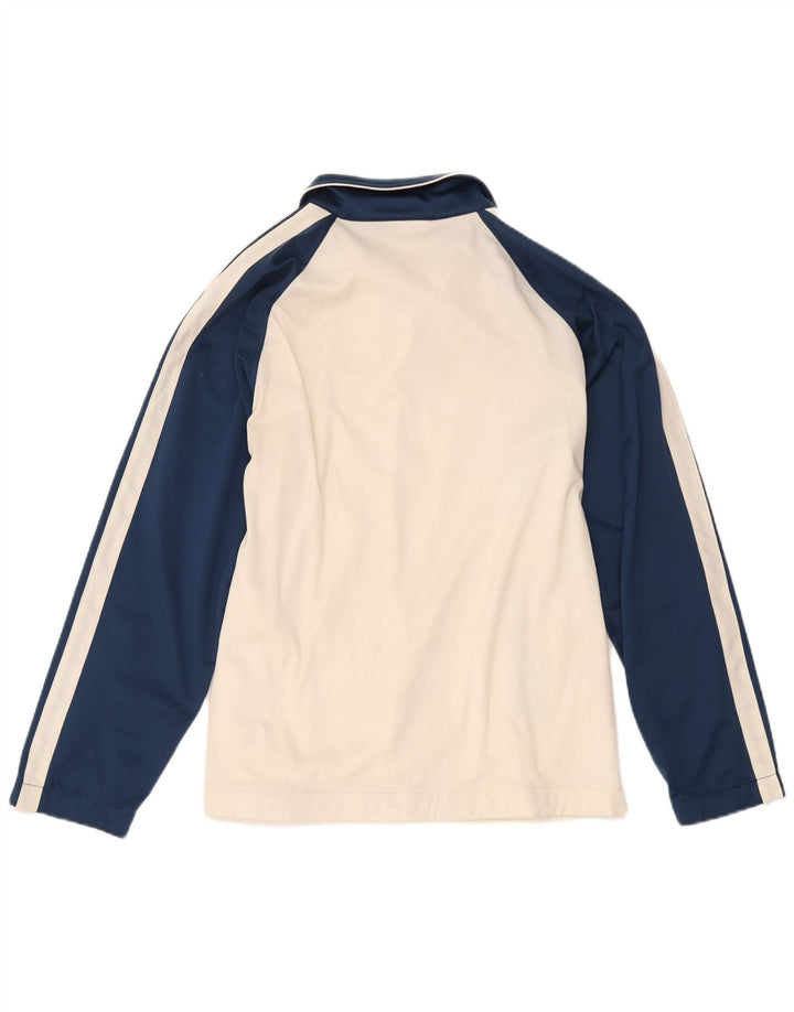 Asics Veste de survêtement pour femme UK 18 XL Blanc Colourblock