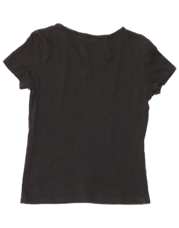 Levi's T-Shirt Femme UK 8 Small Noir