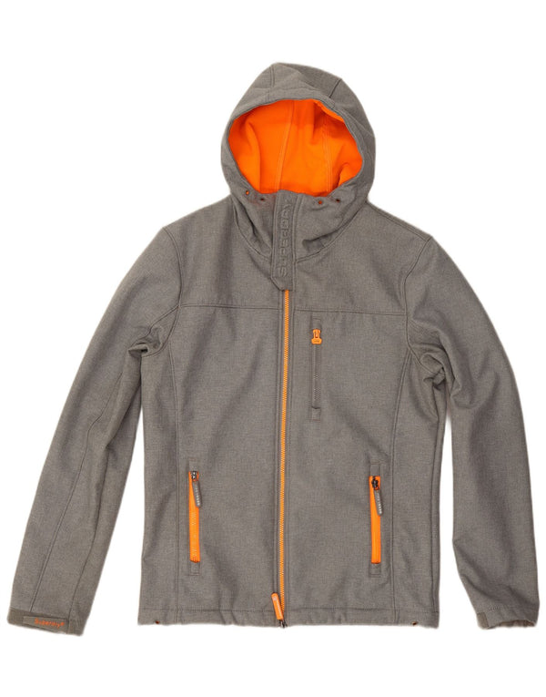 Superdry Veste coupe-vent Windtrekker Graphic pour homme UK 38 Gris moyen