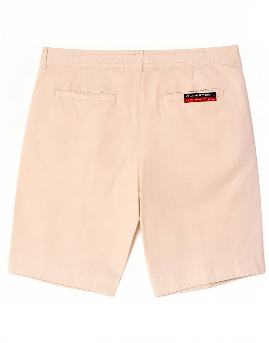 Superdry Short Chino Homme XL W38 Blanc