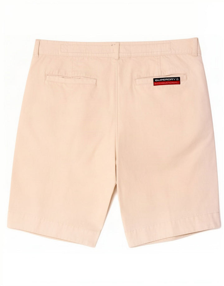 Superdry Short Chino Homme XL W38 Blanc