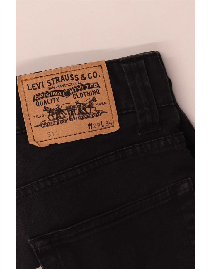Levi's Pantalon Casual 511 Slim Homme W29 L26 Noir