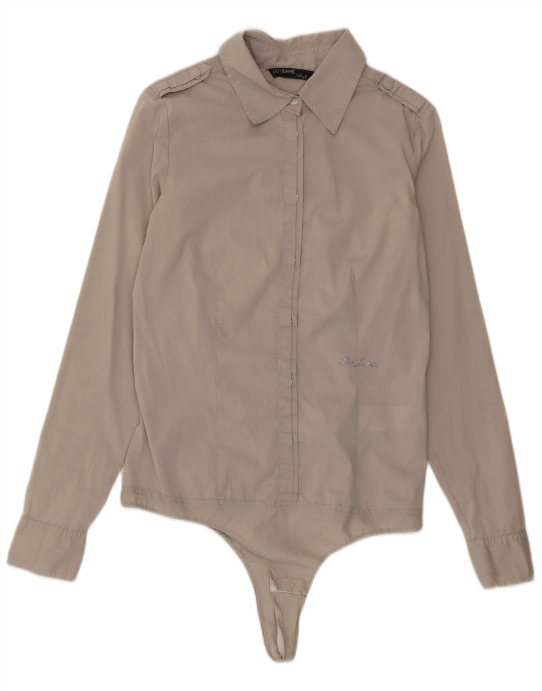 Liu Jo Body chemise à manches longues pour femme IT 42 gris moyen en coton