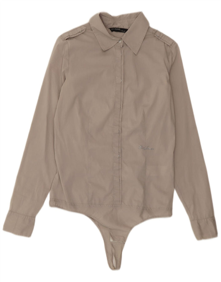 Liu Jo Body chemise à manches longues pour femme IT 42 gris moyen en coton
