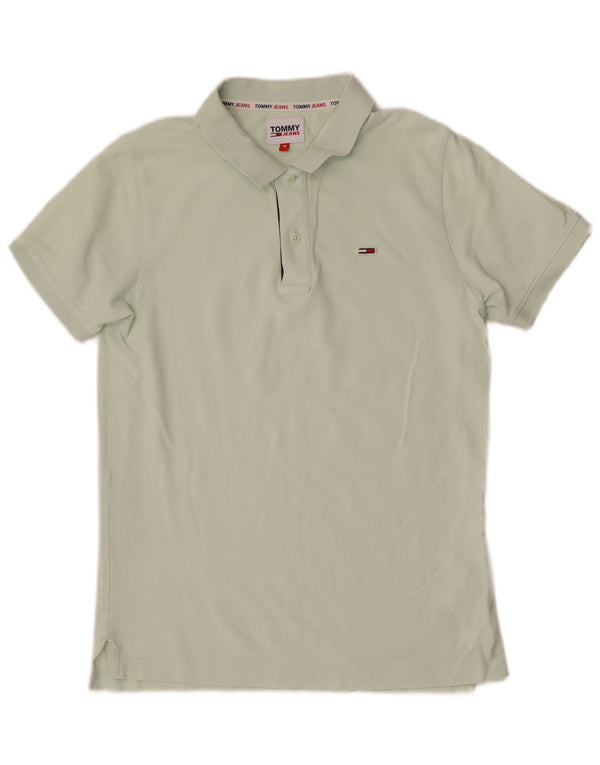 Tommy Hilfiger Polo Homme Vert Moyen Coton