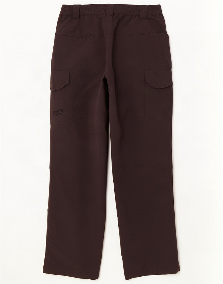 Pantalon cargo droit Rohan pour femme Medium W30 L30 Noir Polyamide