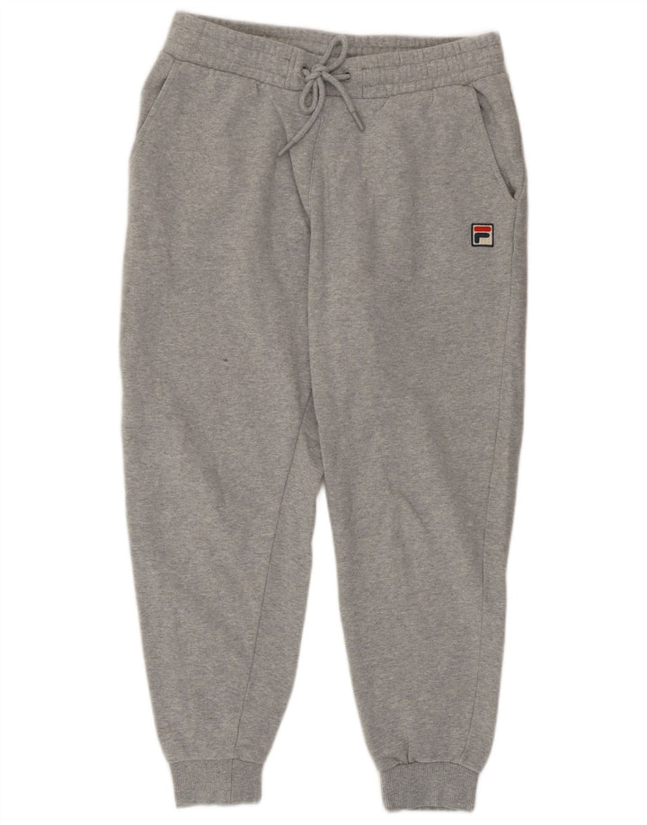 Fila Pantalon de survêtement pour homme en coton gris Small
