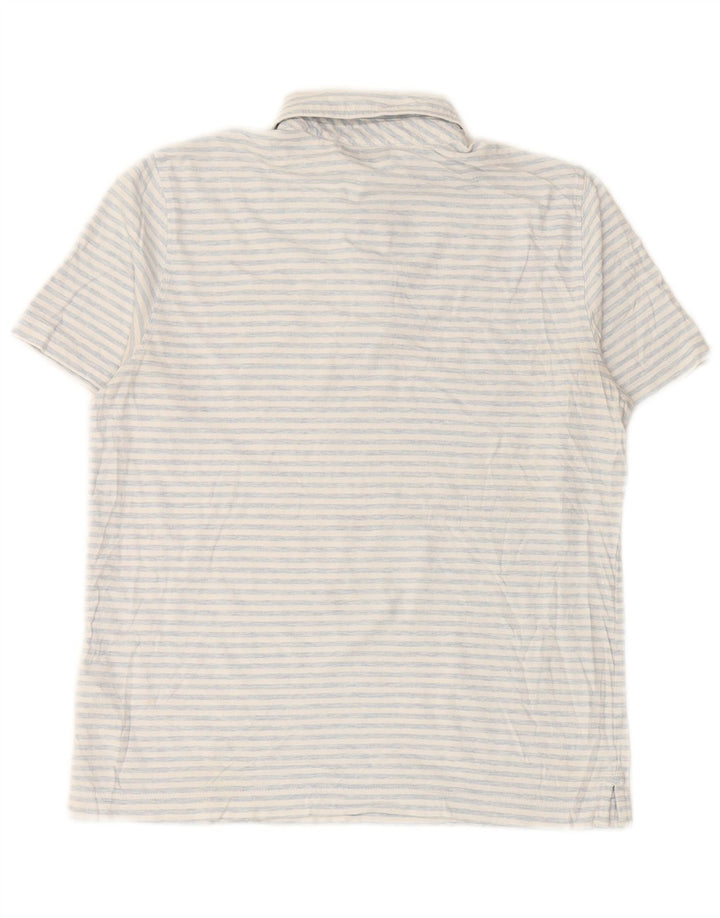 VINEYARD VINES Polo Garçon 15-16 ans Grand Coton Rayé Blanc