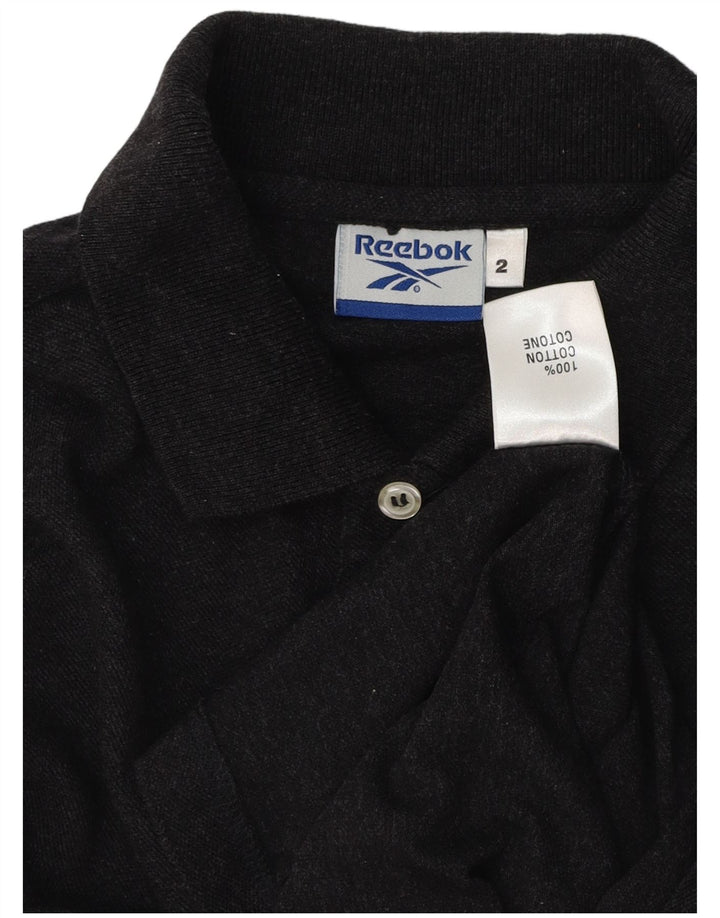 REEBOK Polo Homme Gris Moyen Coton