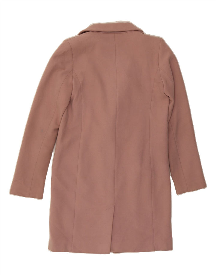 OASIS Womens Overcoat UK 10 Small Pink Polyester Vintage Oasis and Second-Hand Oasis from Messina Hembry 