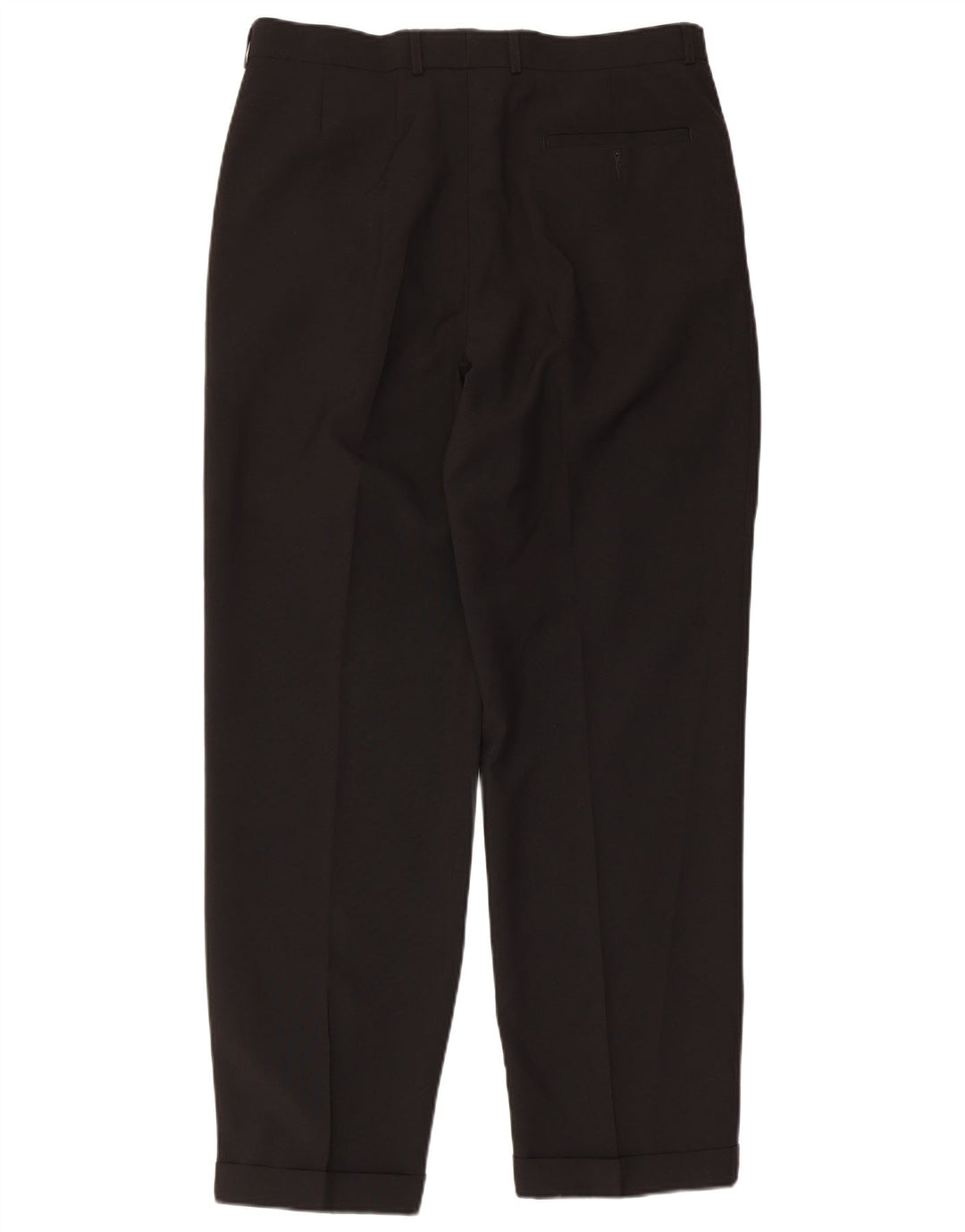 MARKS & SPENCER Pantalon de costume pour homme W34 L31 Noir Polyester