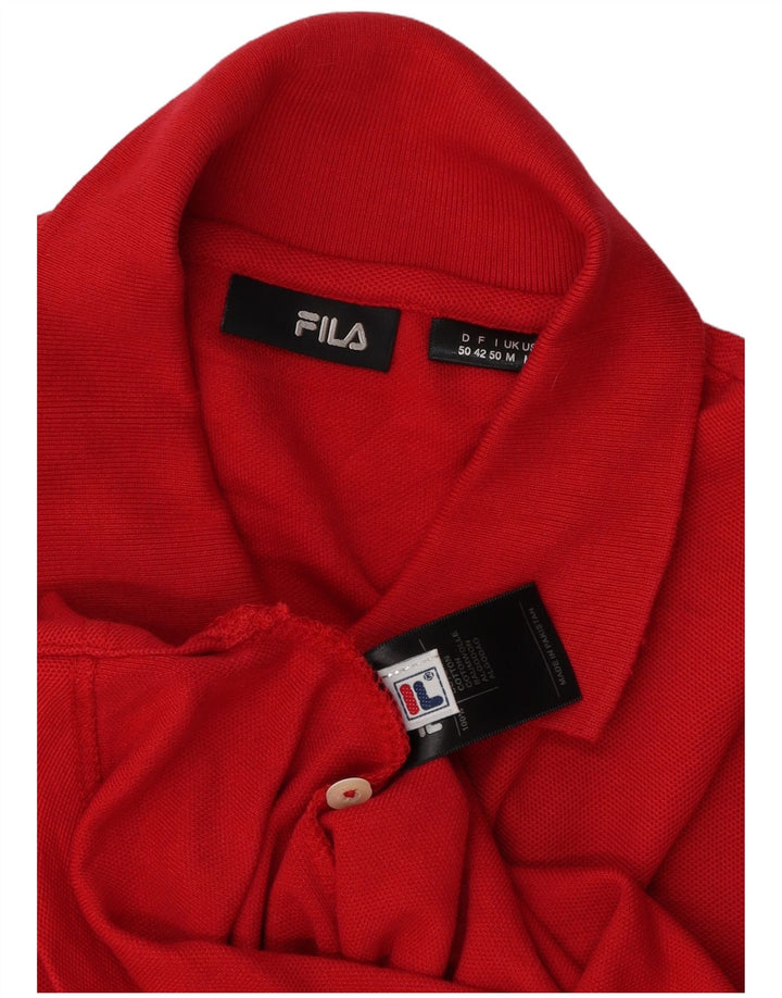 Fila Polo Homme Rouge Moyen Coton