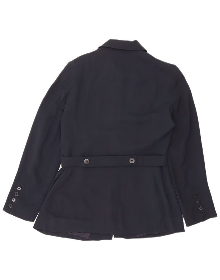 Zara Veste Blazer 5 Boutons Femme EU 42 Grande Rayonne Bleu Marine