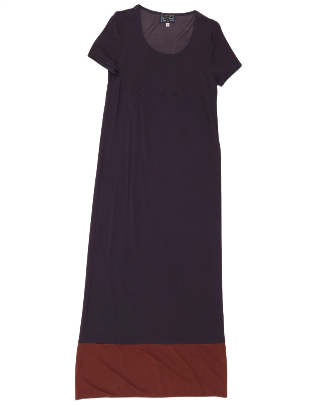 Les Copains Femme Robe Longue Aigle Bleu IT 42 Medium Navy Colourblock