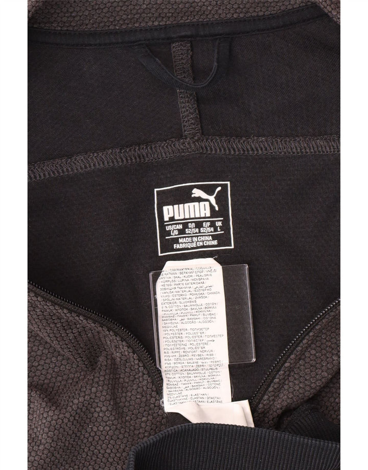 Puma Veste de survêtement pour homme Taille L Gris Coton