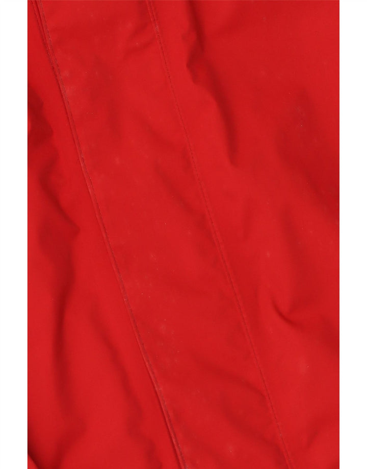 Jack Wolfskin Veste de Pluie Homme UK 40/42 Large Rouge Polyamide