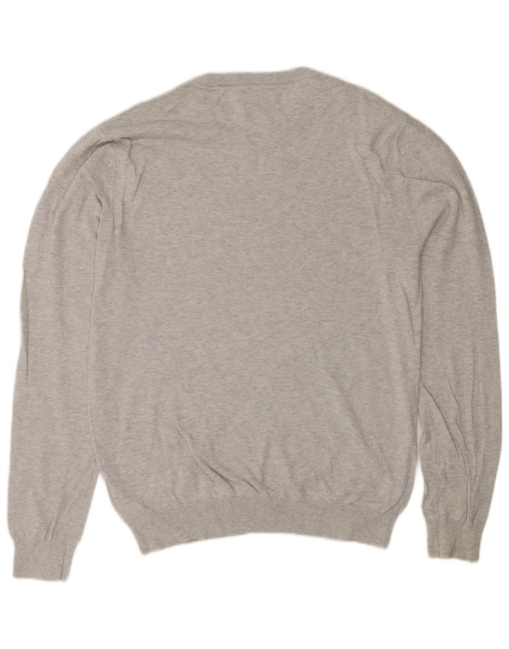 Jack Wills Pull à col rond pour homme en coton gris moyen