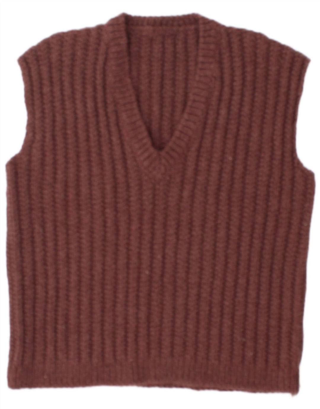 vintage Mens Vest Débardeur Grand Brun